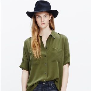 Madewell Silk Courier Shirt